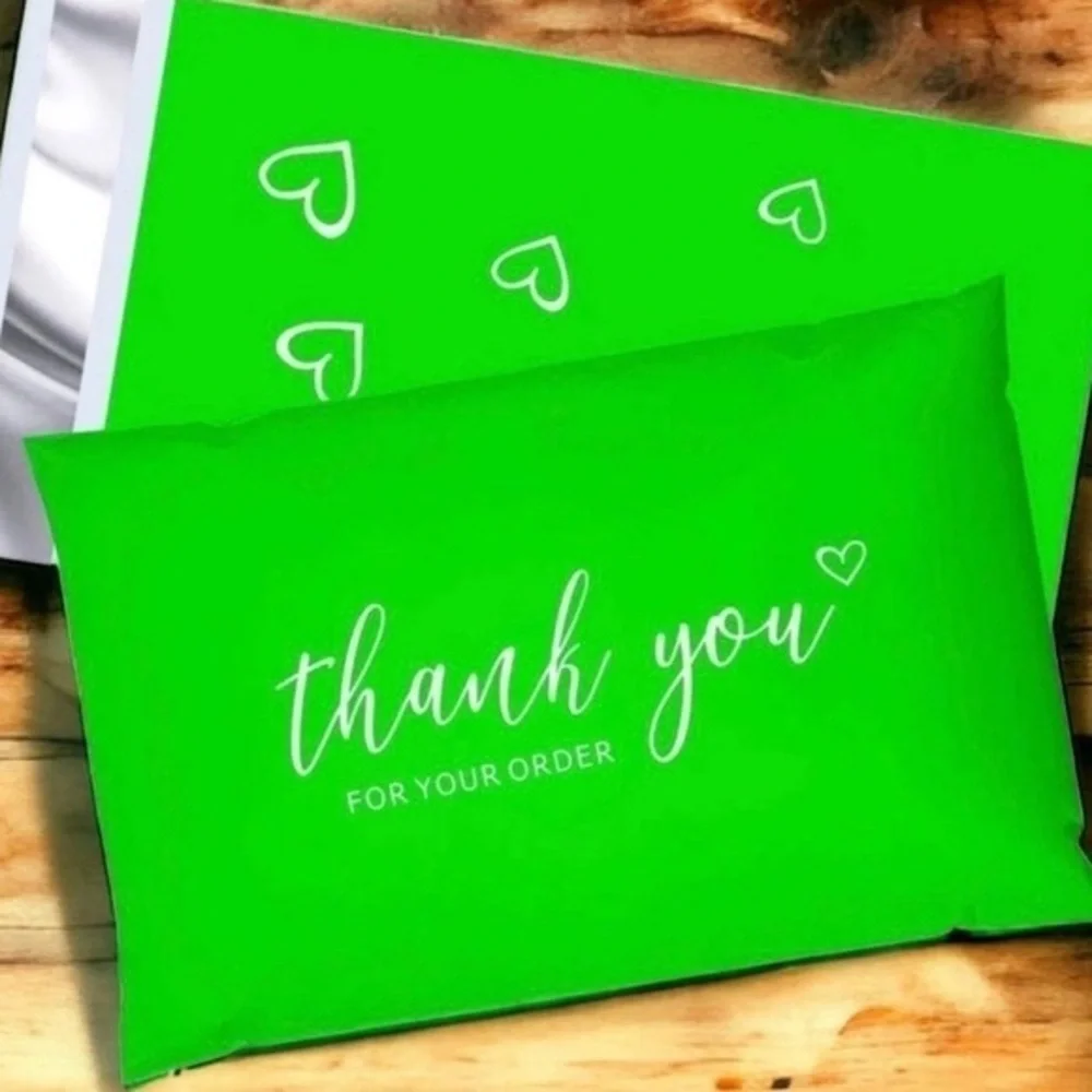 (10) 6x9 Thank you Poly Mailers